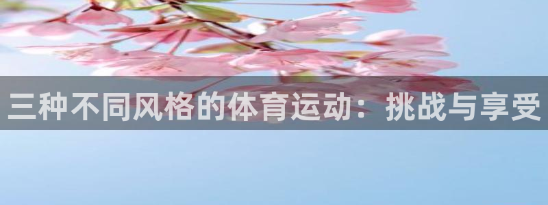 谈球吧：三种不同风格的体育运动：挑战与享受